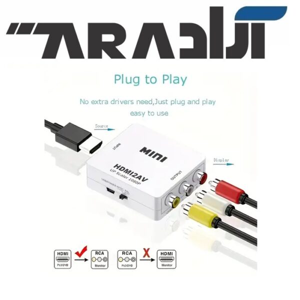 مبدلHDMI به AV