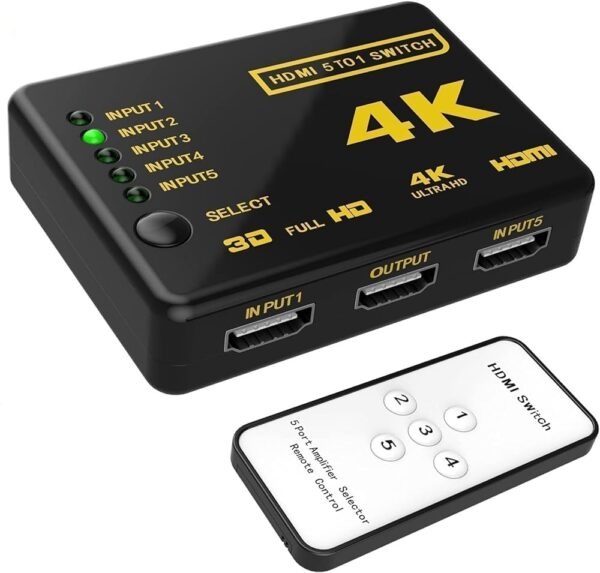 سوییچ 5 به 1 پورت HDMI