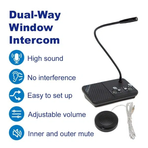 میکروفون باجه ای اینترم  INTERM-E350