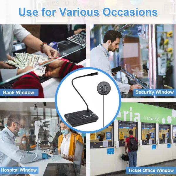 میکروفون باجه ای اینترم  INTERM-E350