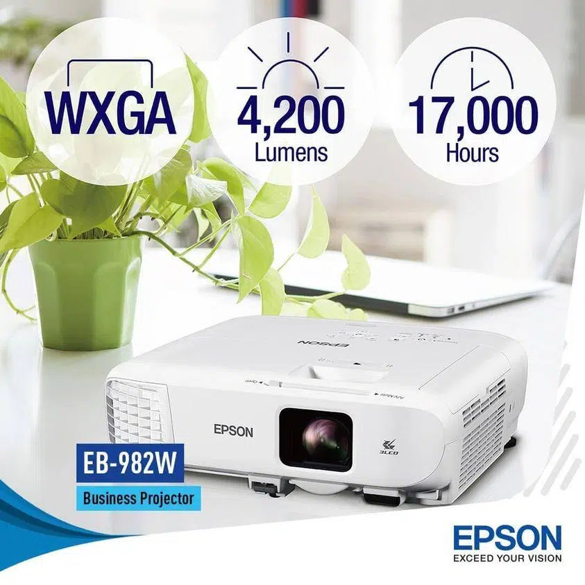 ویدئو پروژکتور اپسون EPSON EB-982W ویدئو پروژکتور اپسون EPSON EB-982W