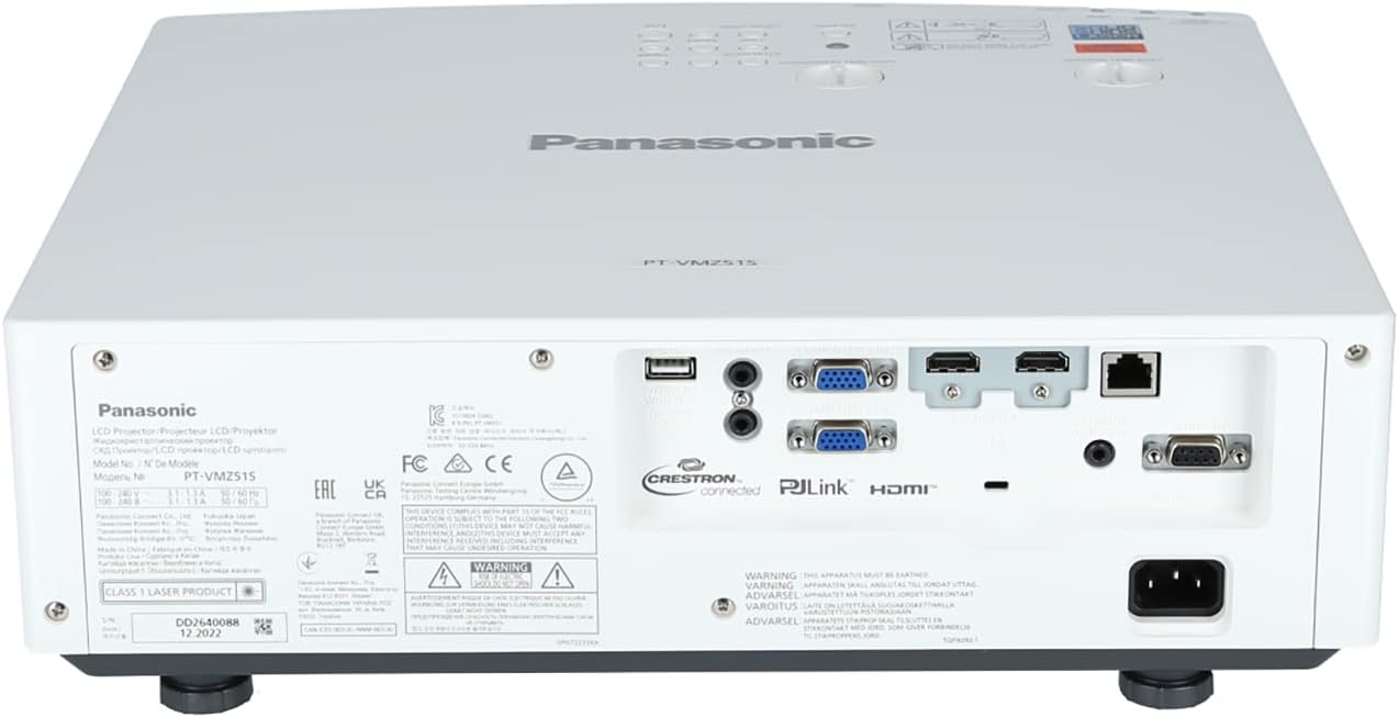 ویدئو پروژکتور پاناسونیک PANASONIC PT-VMZ51 ویدئو پروژکتور پاناسونیک PANASONIC PT-VMZ51