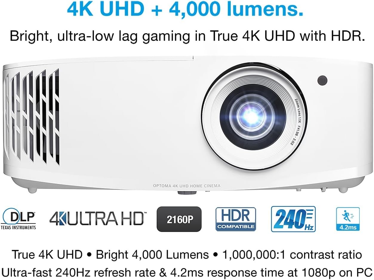 ویدئو پروژکتور اپتما OPTOMA UHD38x ویدئو پروژکتور اپتما OPTOMA UHD38x